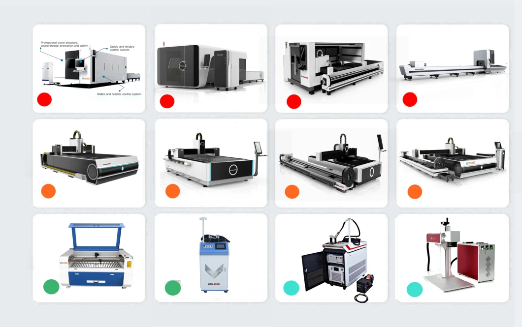 High Speed 1000W 2000W 3kw Automatic Focusing Fiber Laser Cutting Machine with Exchange Table and Cover for Sheet Metal