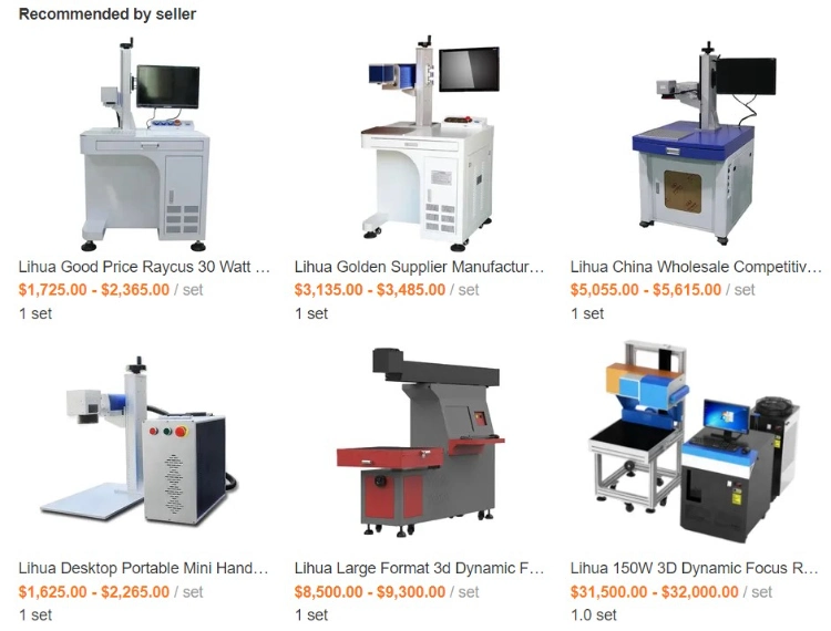 Lihua China Wholesale Competitive Manufacturer Price Ce 3w 5w 10w Uv Laser Marking Machine For Pcb Button Glass Crystal