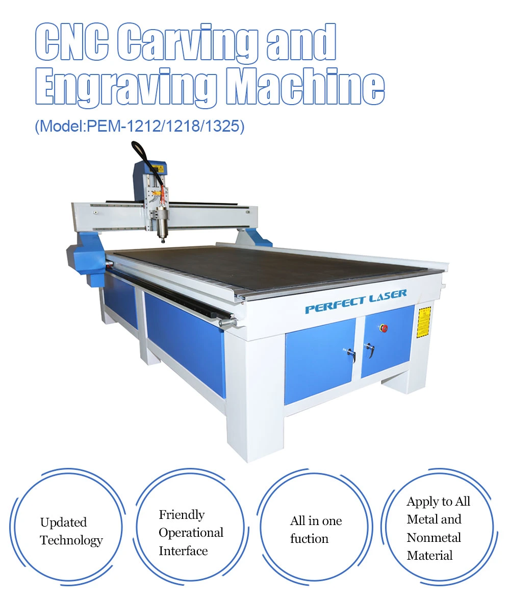 1.5 Kw High-Efficiency CNC Router for Wood Metal for Sale