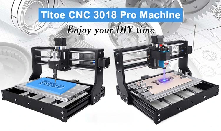 3 Axis 3018 PRO Mini Laser Milling Engraving CNC Router Machine