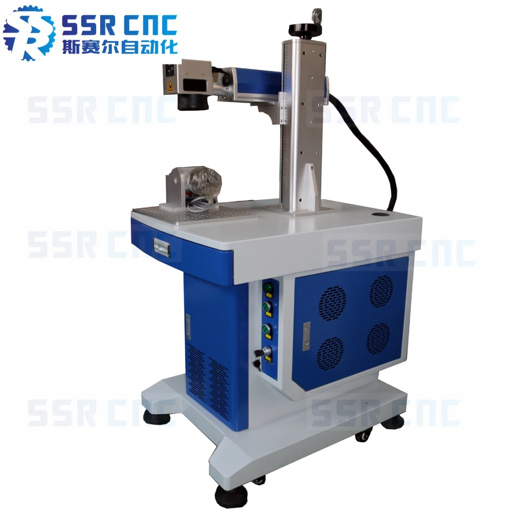 China High Quality Fiber Laser Marking Machine for Metal and Nonmetal, Hard PVC, Keyboard, Cellphone Shell with Raycus 20W, 30W, 50W, 70W Fiber Laser Marker