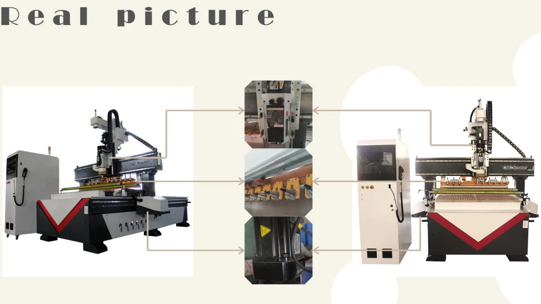 1325 Multi Process Automatic CNC Cutting Machine for Wood Door Manufacture Good Price